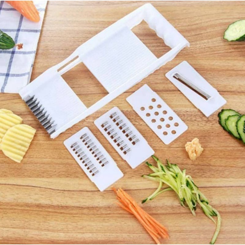 pengiris serbaguna 4 in 1 manual /pemotong kentang Mustofa/pengiris serbaguna pengiris sayuran