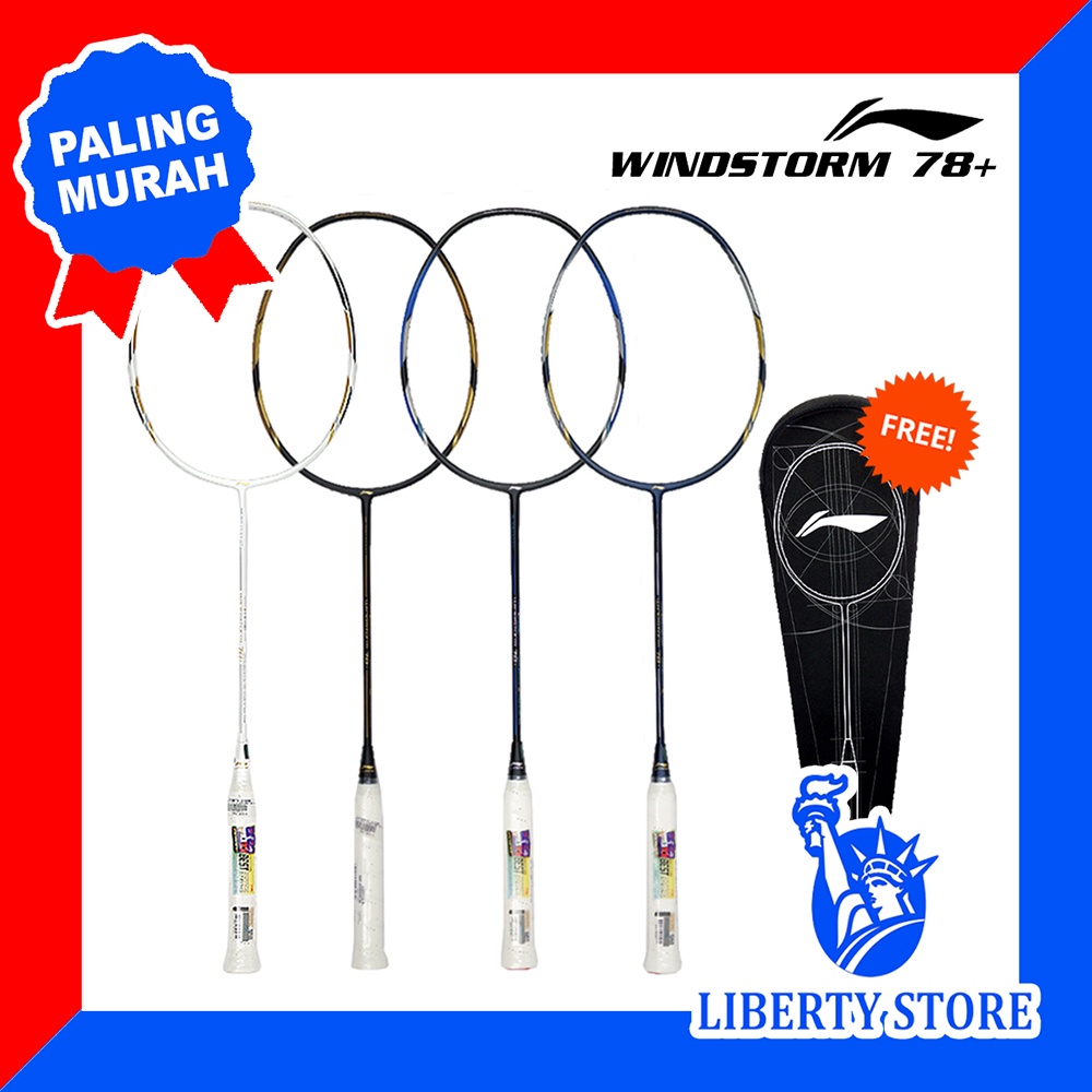 Raket Badminton ORIGINAL LINING WINDSTORM 78 PLUS + TAS