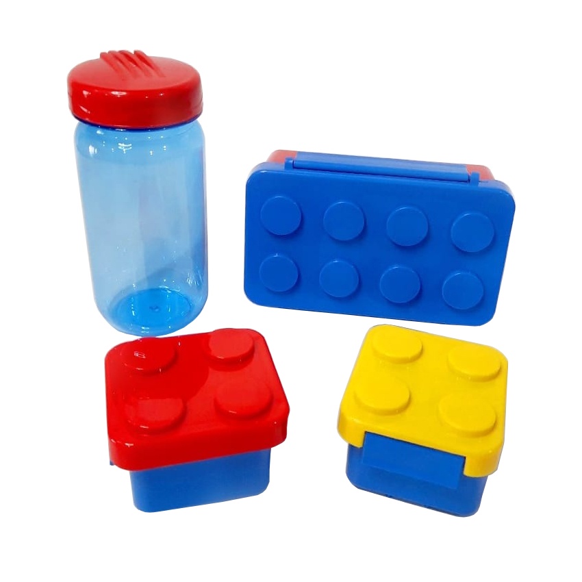 Technoplast Big Block Lunch Set Wadah Kotak Bekal Makan Anak Lunchbox