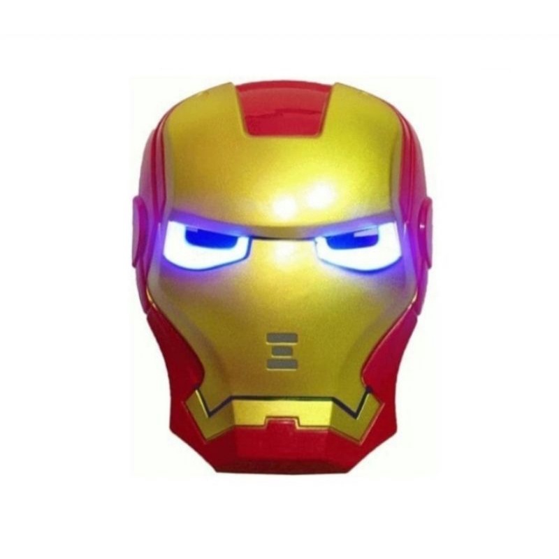 Mainan Topeng Iron Man LED SNI