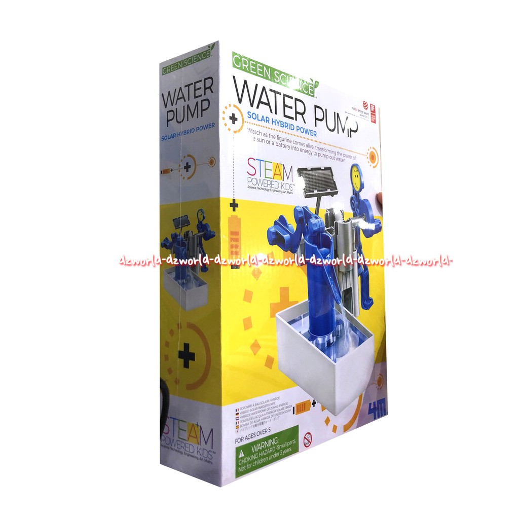 4M Green Science Water Pump Mainan Membuat Pompa Air Untuk Anak