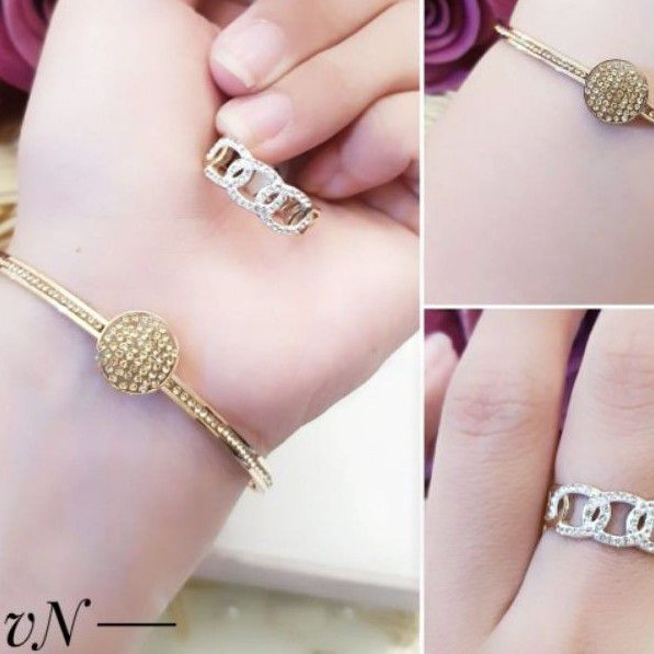 Titanium Gelang dan Cincin Gc349