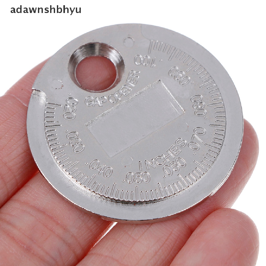 Adawnshbhyu spark plug gap gauge Alat Ukur coin-type 0.6-2.4mm range spark plug gage