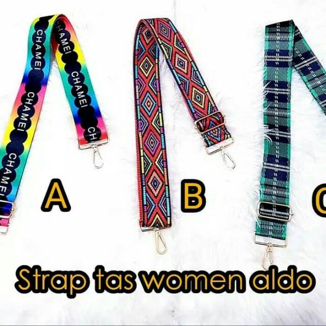 Strap bag tali tas Aldo new motif