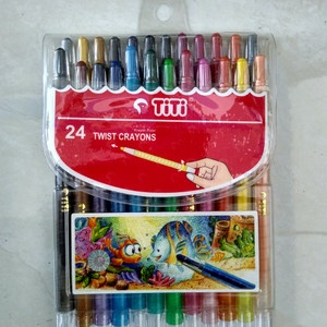 

(DISKON TERMURAH) Crayon-Krayon TITI Putar 24 warna/Twist Crayon