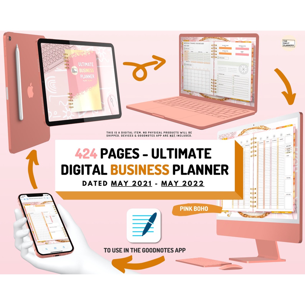 

NOTES DAILY PLANNER DIGITAL (GOOD NOTES 5)