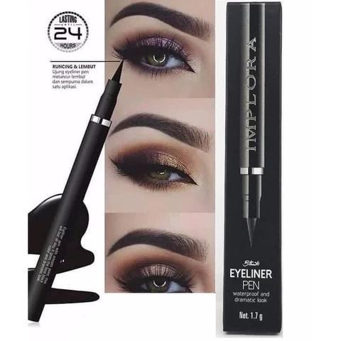 Implora Eyeliner Pen Black Waterproof And Dramatic Look Original BPOM