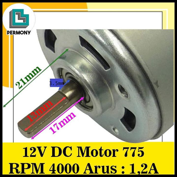 PROMO MOTOR DINAMO 775 DC 12V DINAMO775 MOTOR775