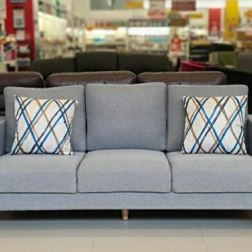 {{{{{{] Sofa Informa 3 seater carlton grey sofa tamu sofa ruang tamu kursi