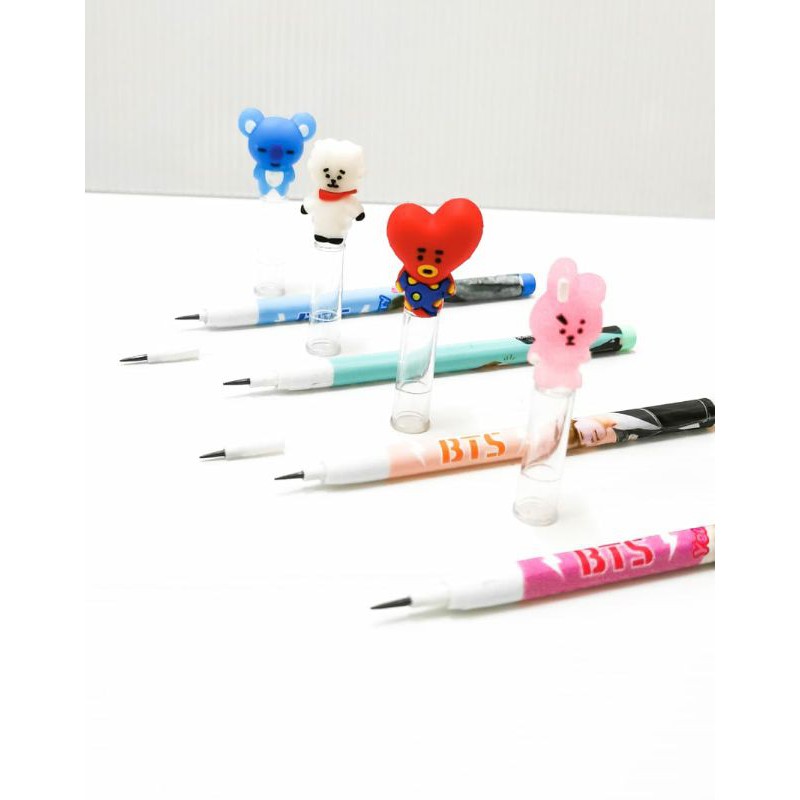 

12 pcs Pensil BT21 / Pensil bensia susun/Pensil mekanik/pensil refill