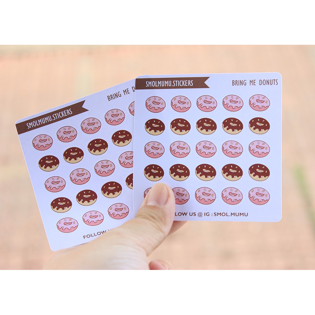 

SMOLMUMU Mini Sticker Sheet Donut