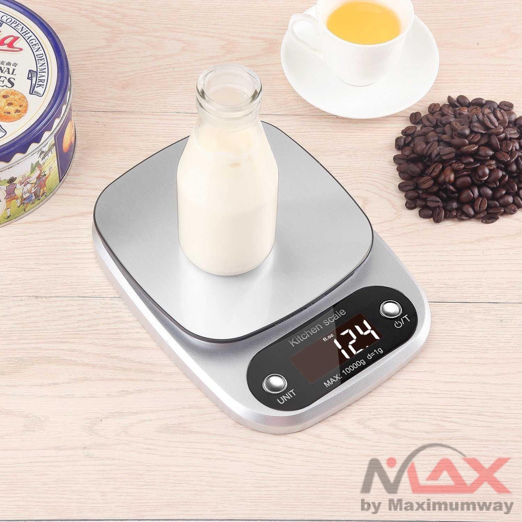 Digipounds Timbangan Dapur 10kg akurasi tinggi Digital elektronik Kitchen Scale 10kg 1g Upgrade Digital Food Scale 3kg 5kg 10kg High Capacity Accurate Weighing Stainless Steel Electronic Kitchen Scale Tare Digital Kitchen Scales,0.1G Precision Digital Kit