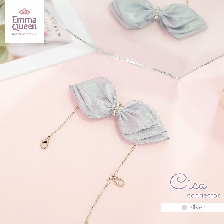 EmmaQueen - Cica Connector Mask-Silver