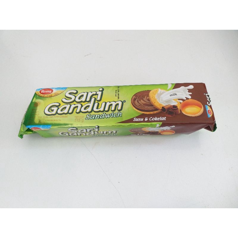 

Roma Sari Gandum Sandwich Coklat 108 Gram