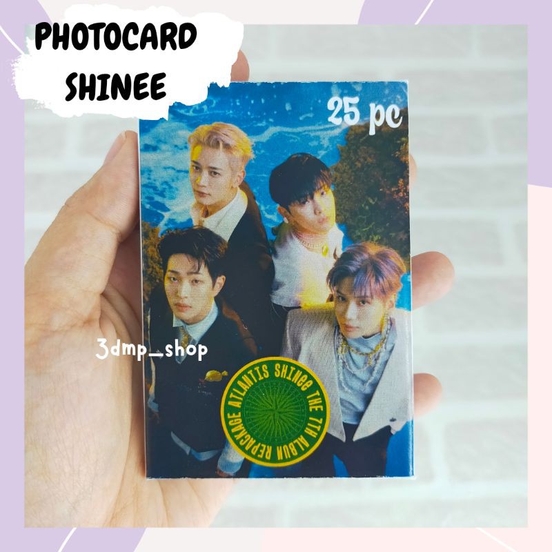 [25 lembar] Photocard photo card kartu lomo lomocard shinee atlantis kpop key gasoline