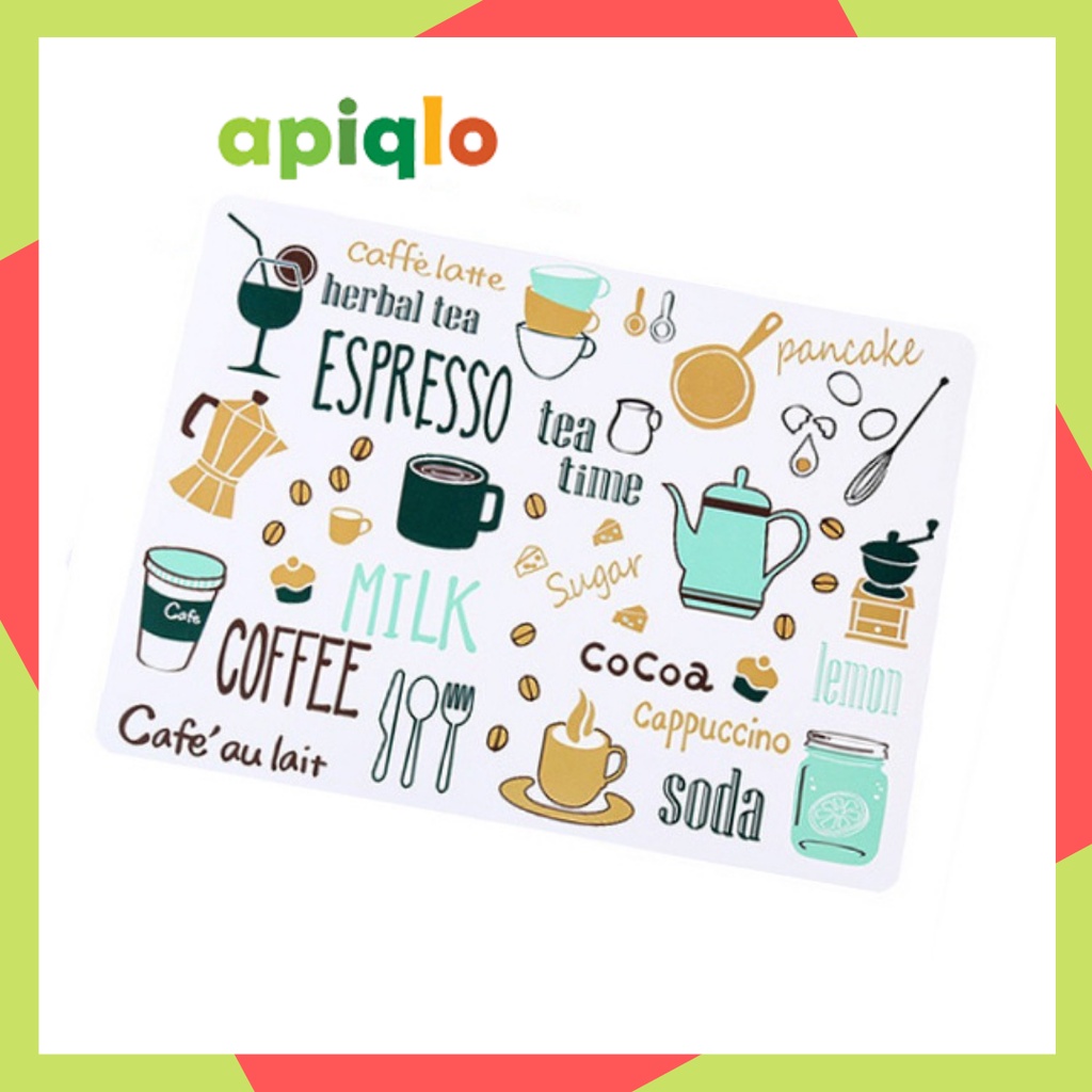 Tatakan Alas Meja Makan Anti Panas PVC