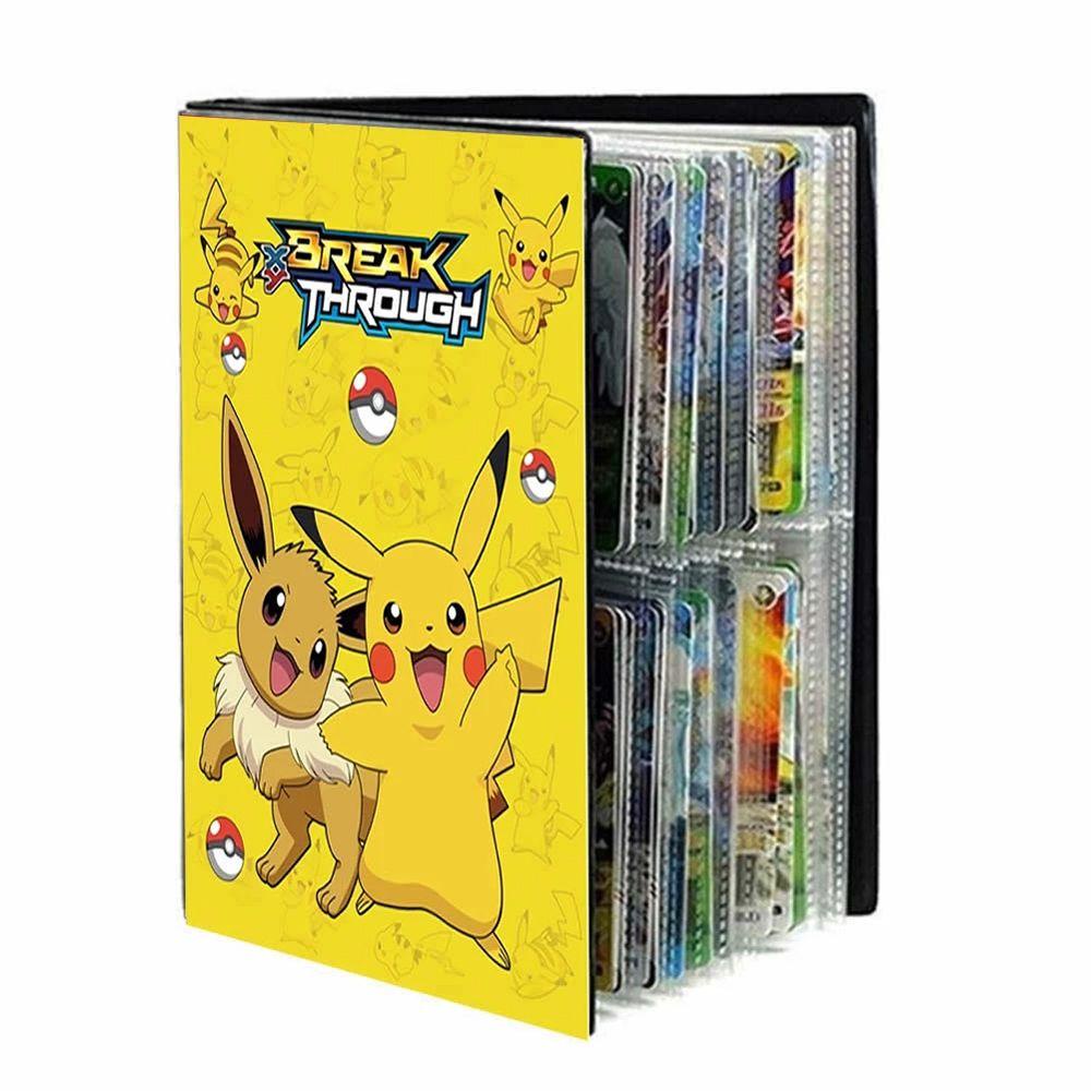 Agustinina Kartu Pokemon Album Pokemons Mainan Anak Hadiah Pikachu Anime Display Binder Foto Album Koleksi Folder