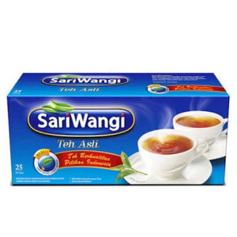 

Teh celup sariwangi, teh celup sosro, teh sepeda balap, Teh pelangsing (teh daun jati cina)