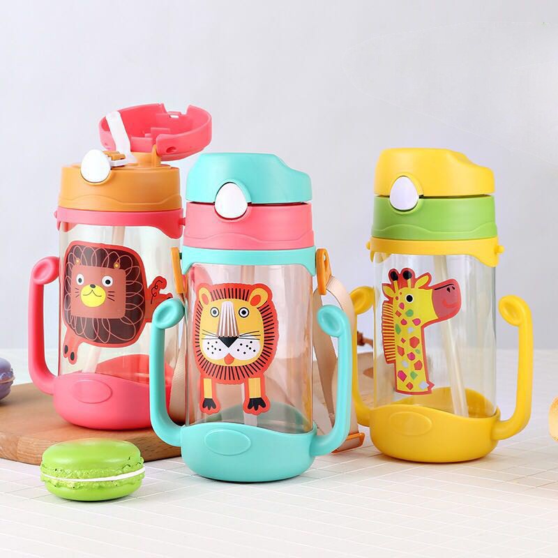 Botol Minum Karakter / Botol Minum Pegangan / Botol MInum Anak 450ml