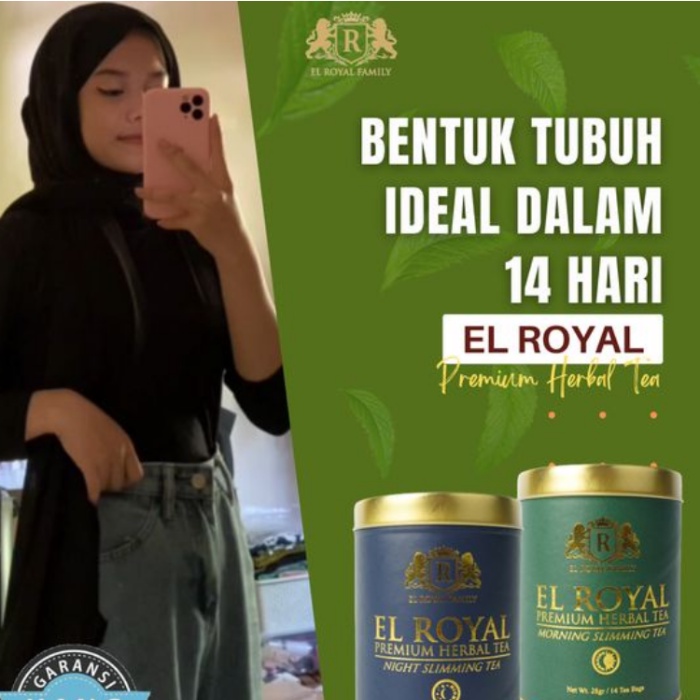 

El Royal Premium Tea Teh Pelangsing Siang & Malam 1 paket