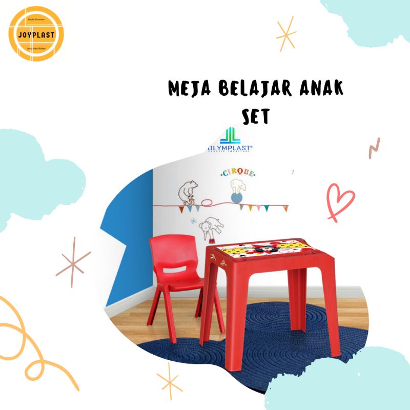 Meja Kursi anak set Meja belajar anak olymplast