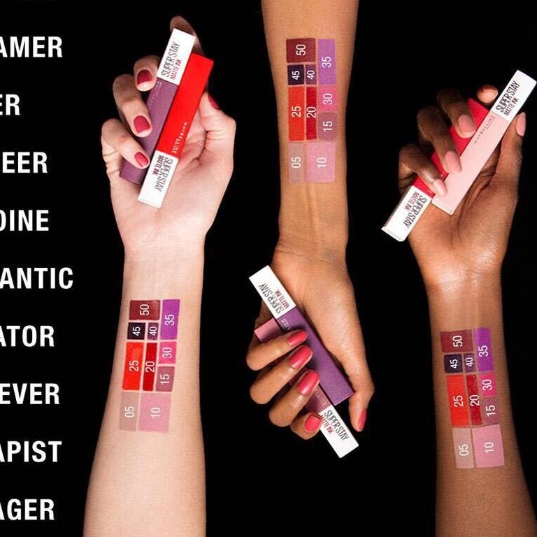 [Tersedia Warna Baru] Maybelline Superstay Matte Ink Lip Cream