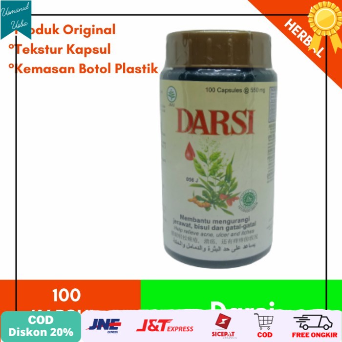 

❤COD❤ Darsi 100 kapsul