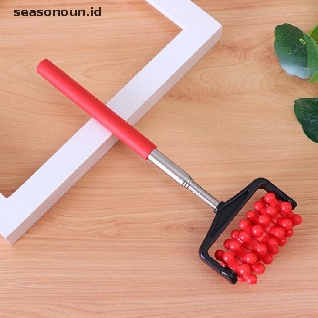 (seasonoun) Roller Pijat Punggung / Lengan / Kaki / Tubuh Portable Extendable Untuk Pereda Nyeri