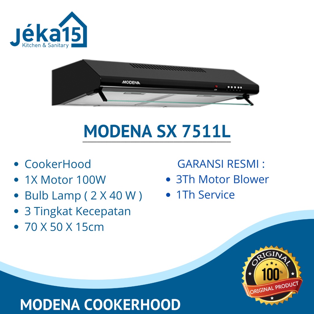 PENYEDOT ASAP / COOKER HOOD / MODENA SX 7511 L