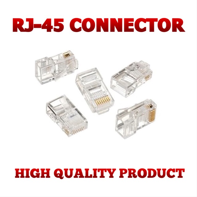RJ45 / RJ-45 CONNECTOR LAN CAT 5e / CAT 6 ECERAN MERK BELDEN / AMP / COMPSCOPE