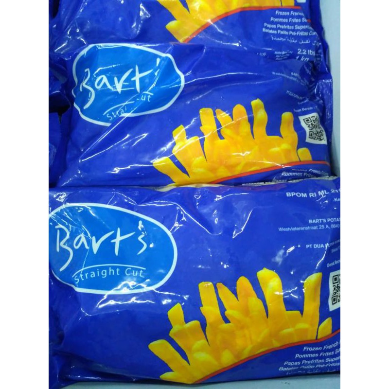 

Kentang french fries bart's 1kg