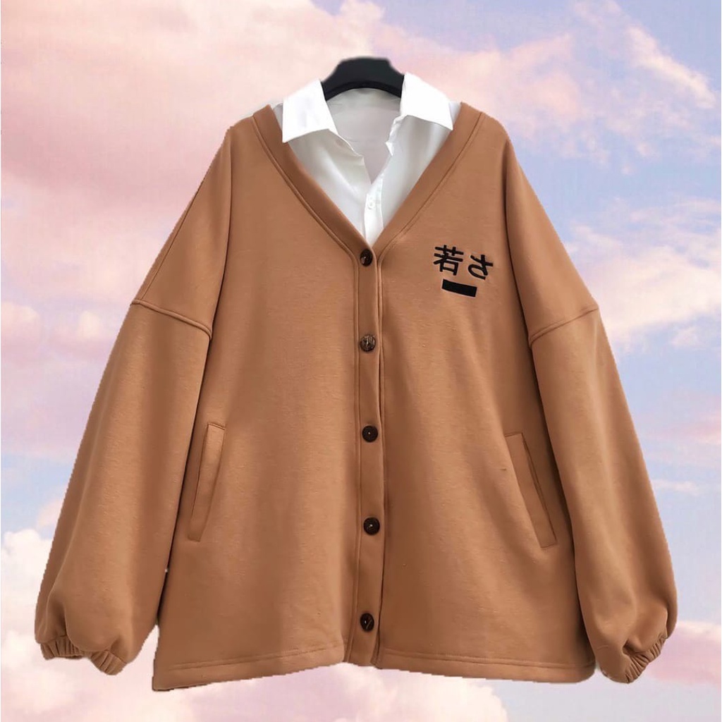 YUMMI CARDIE SWEATER OVERSIZE WANITA / SWEATSHIRT SWEATER / OUTER