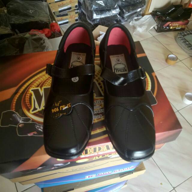 MANDIENS - SJ104 Sepatu Paskibra Kulit Asli Original MEDALI Export Quality