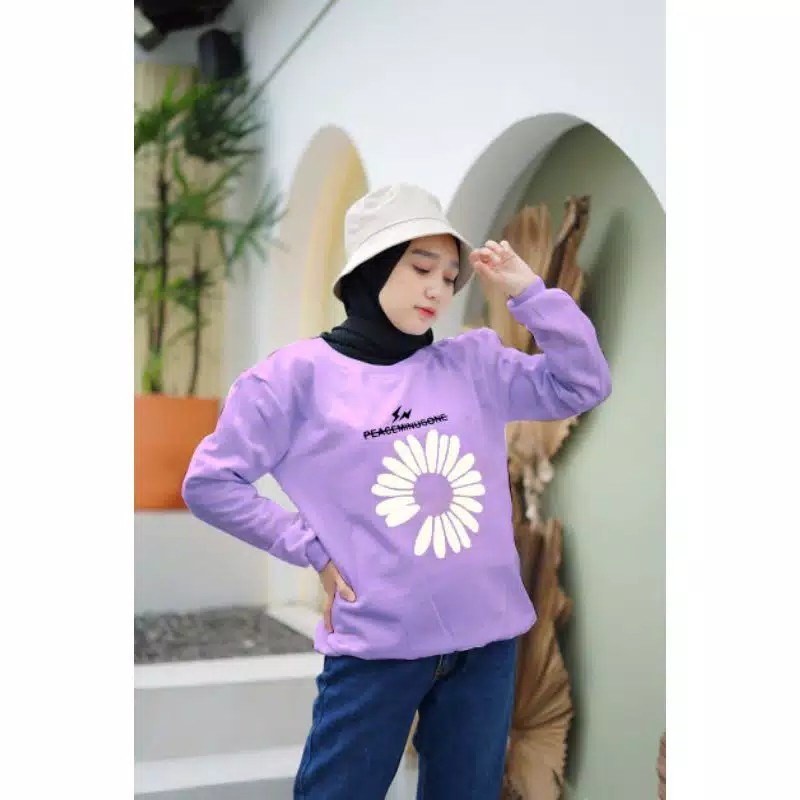 DISKON ONE DAISY SWEATER - sweater murah / sweater wanita / knitwear / knit sweater