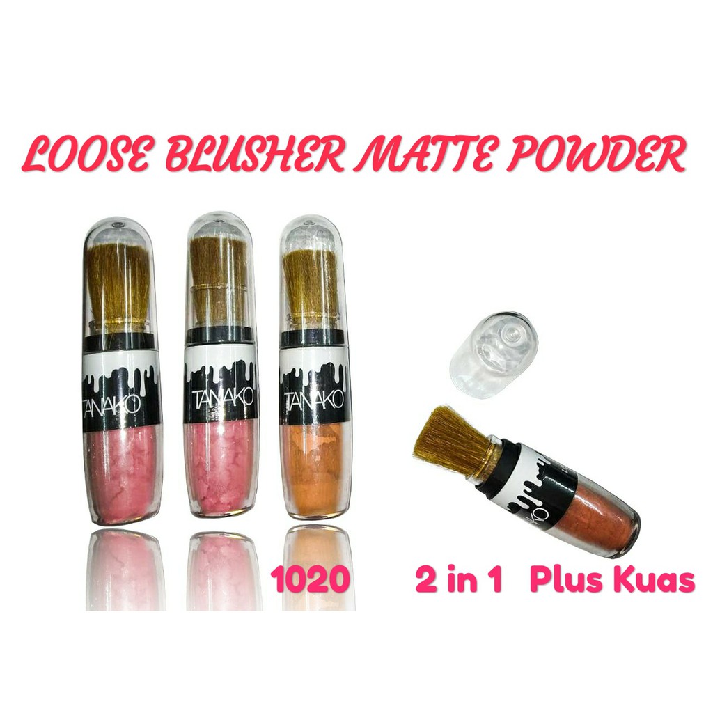 (PROMO BESAR)TANAKO LOOSE BLUSHER MATTE MINERAL POWDER 1020