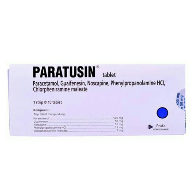 Paratusin Tablet obat Flu batuk dan pilek sakit kepala