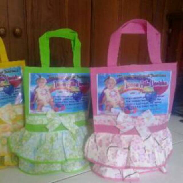 

Goodie bag ultah rock plus foto & nama anak full colour