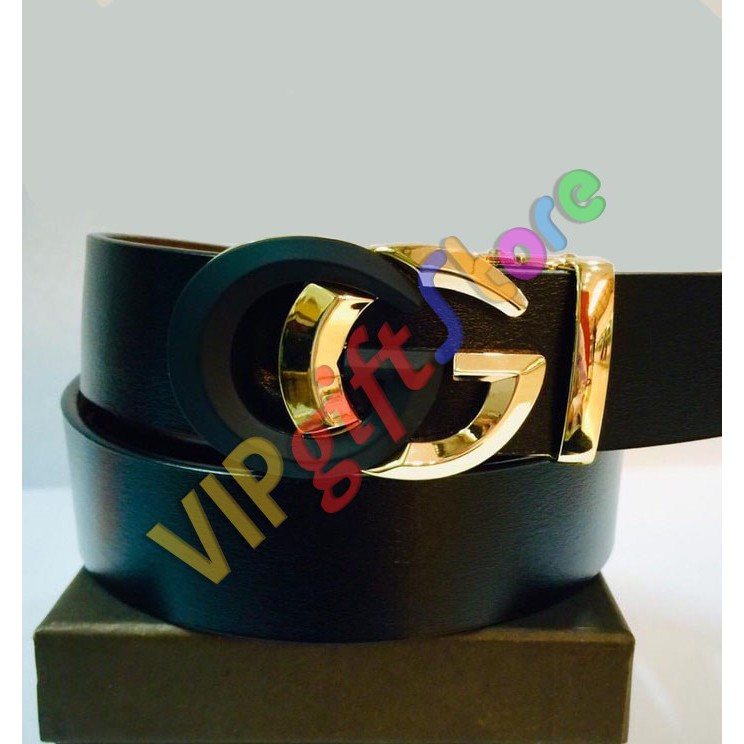 Ikat Pinggang Pria GC Black & Gold