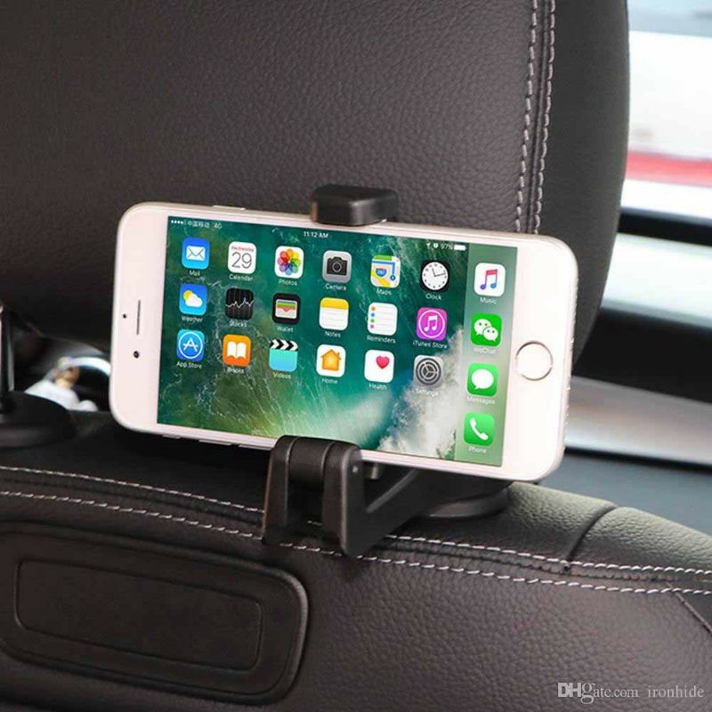 Car Headrest Huuk Phone Holder Gantungan Barang Jok Mobil Holder Hp Handphond