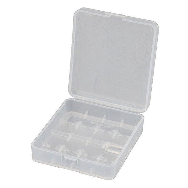 Plastic Battery 18650 Case Box 4 Slot