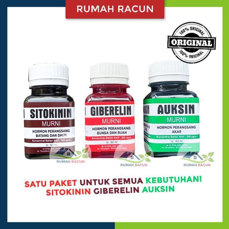 Jual Paket Lengkap Hormon Zpt Auksin Giberelin Sitokinin Giberlin