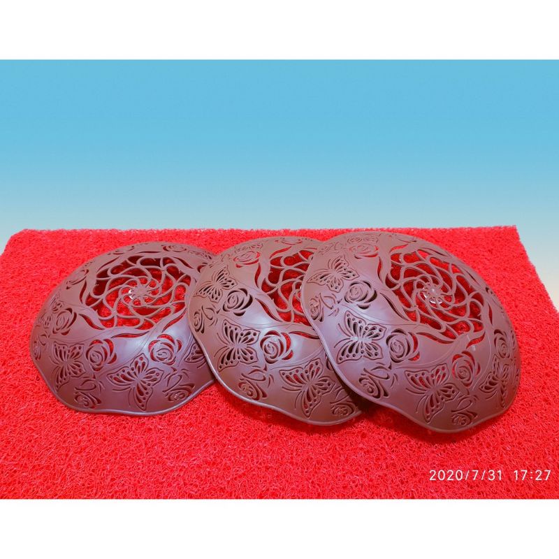 PIRING ANYAM ROTAN PLASTIK PIRING PLASTIK BESAR MOTIF CANTIK