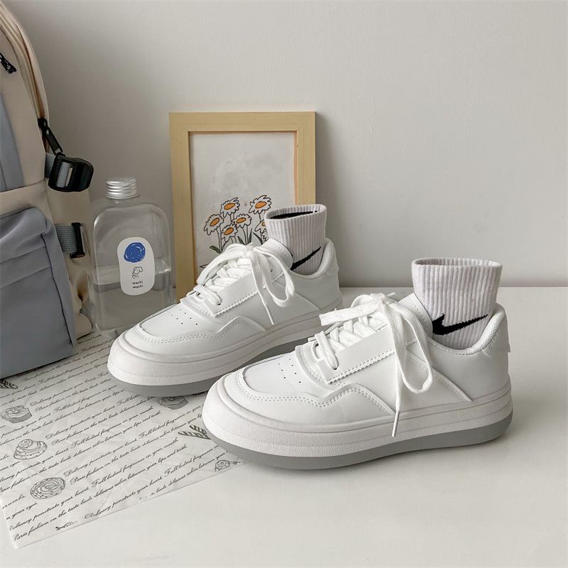 [GROSIR][COD] SEVEN_DAY SEPATU SNEAKERS WANITA KOREA IMPORT SPORT SHOES PUTIH H-895