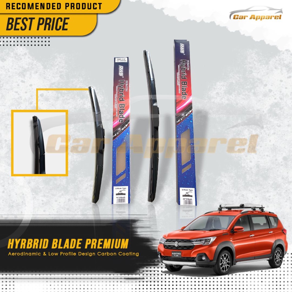 WIPER SUZUKI XL7 XL 7 RWB HYBRID CARBON COATING 2 PCS