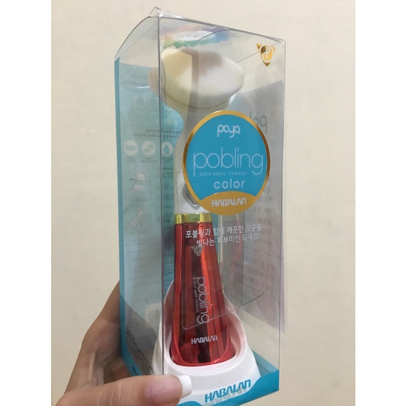 [COD] Alat Pembersih Komedo Sikat Pobling I Asli Korea Pobling Pure Cleansing AMPUH Membersihkan Komedo dan Jerawat - MERAH &amp; BIRU
