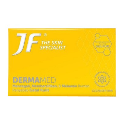 JF SULFUR DERMAMED SOAP 90 G / JF SULFUR KUNING