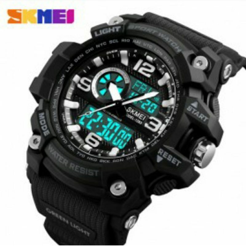 SKMEI Jam Tangan Digital Analog Pria