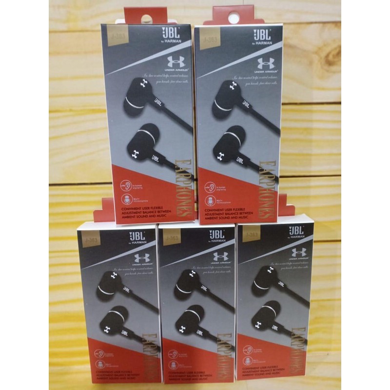 HF J363 Handsfree Headset JBL J-363 Super Bass Colokan 3.5mm