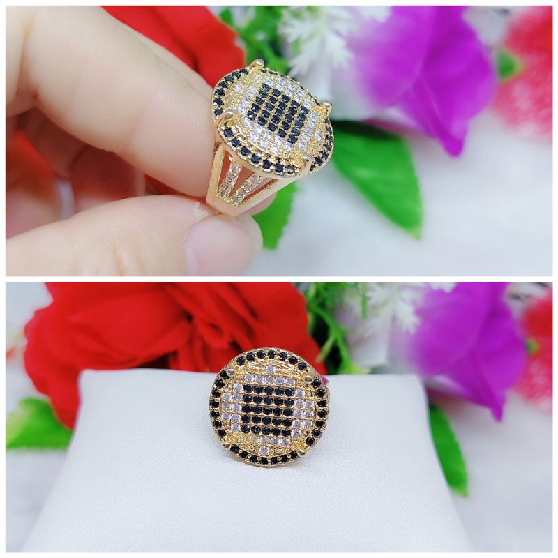 Cincin xuping permata lapis emas 54A-56A