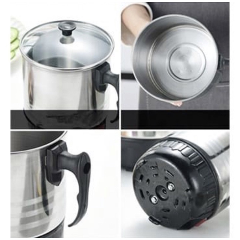 Mug Listrik - Mug Elektrik 12cm - Teko Listrik Bahan Stainless Steel 12cm - Teko 12cm -